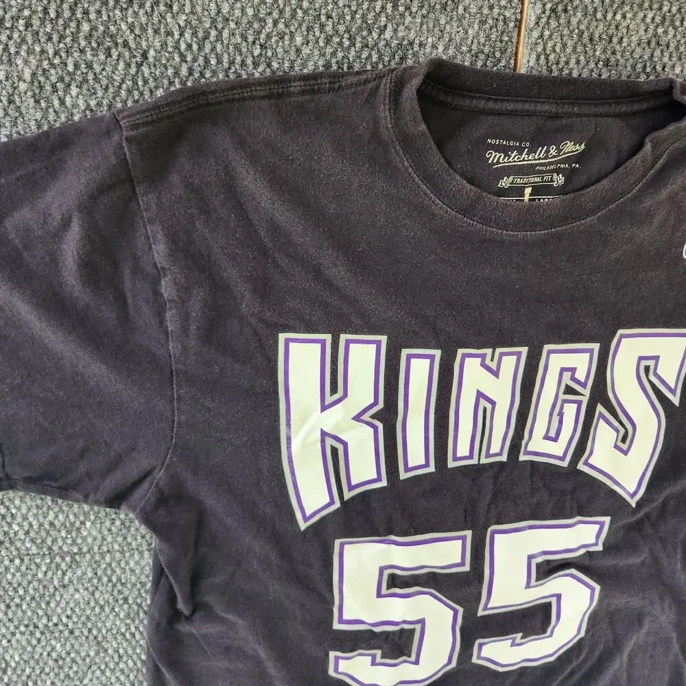 Sacramento Kings Williams 55 Shirt Large Mitchell & Ness Hardwood Classics HWC